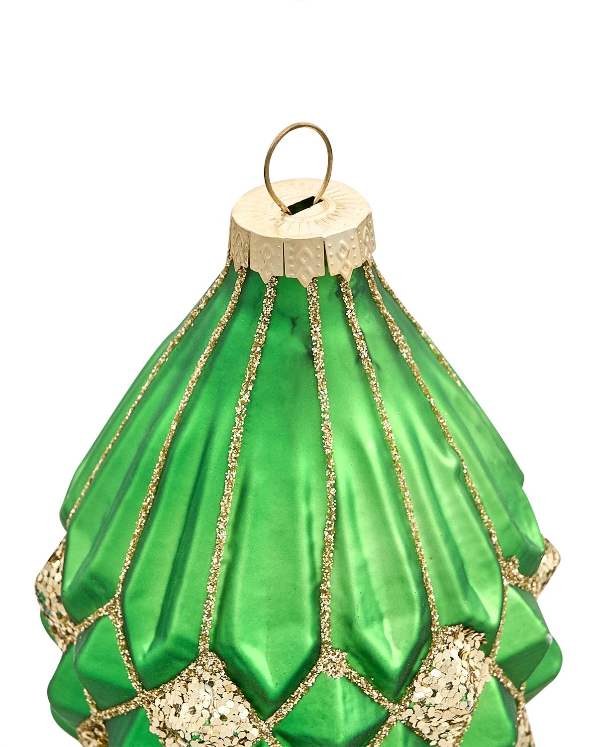 Set van 70 kerstballen TWINKLE Glas Rood/groen