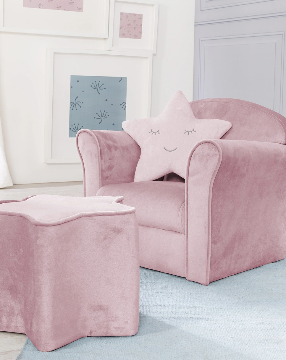 Kindersessel mit AL LIL SOFA (Farbe: mauve)
