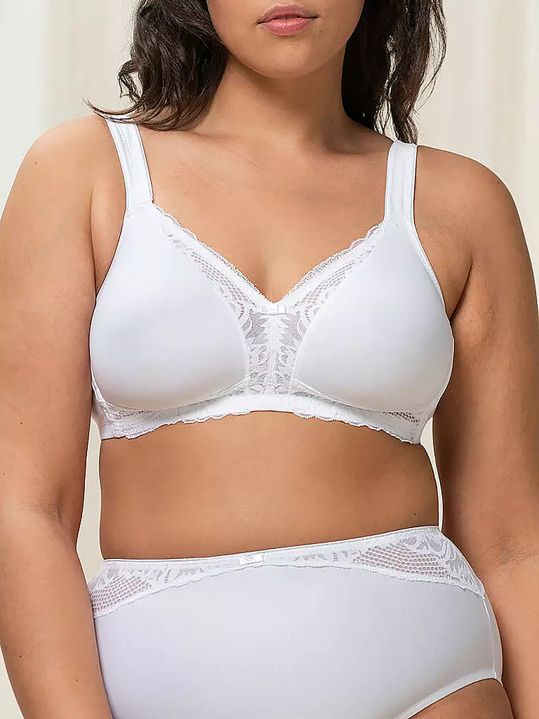 TRIUMPH BH ohne Bügel Modern Lace white weiss