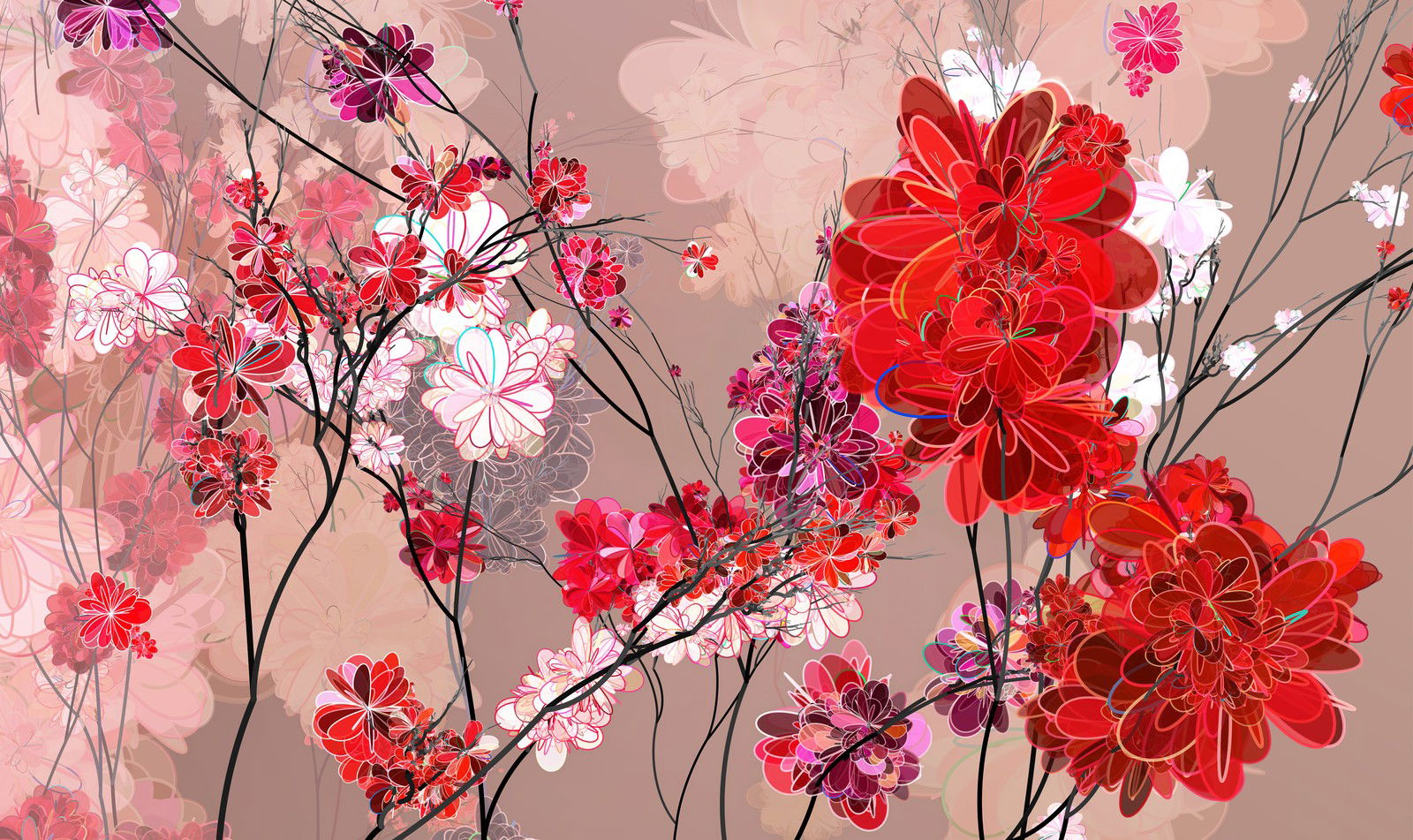 crimson and scarlet I by Holger Lippmann - Limited Edition. Edition of: 150. Signed.