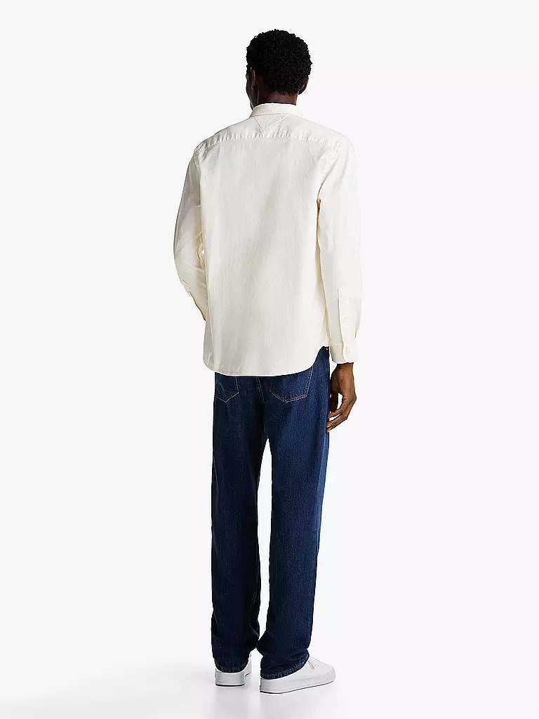 TOMMY HILFIGER Hemd Regular Fit creme