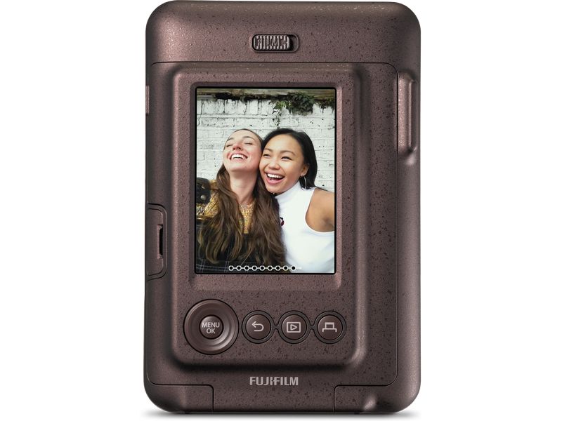 Fujifilm Fotokamera Instax Mini LiPlay Bronze Hybrid-Sofortbildkamera