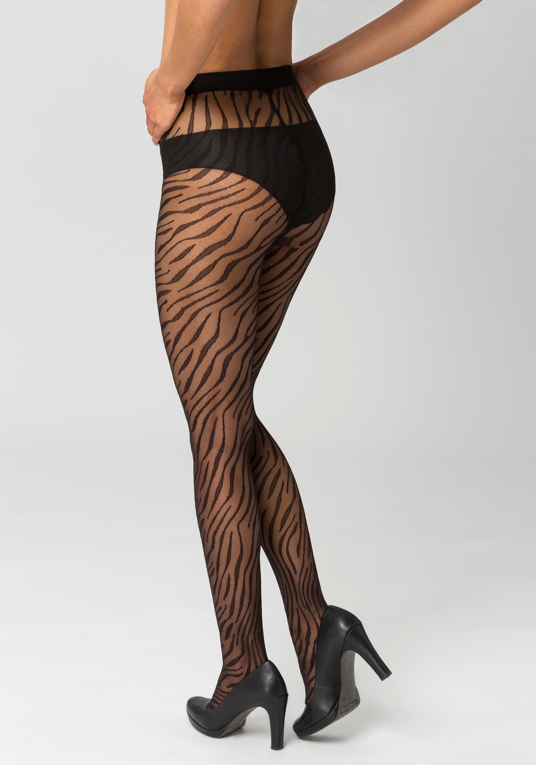 petite fleur gold Feinstrumpfhose 20 mit animal Print