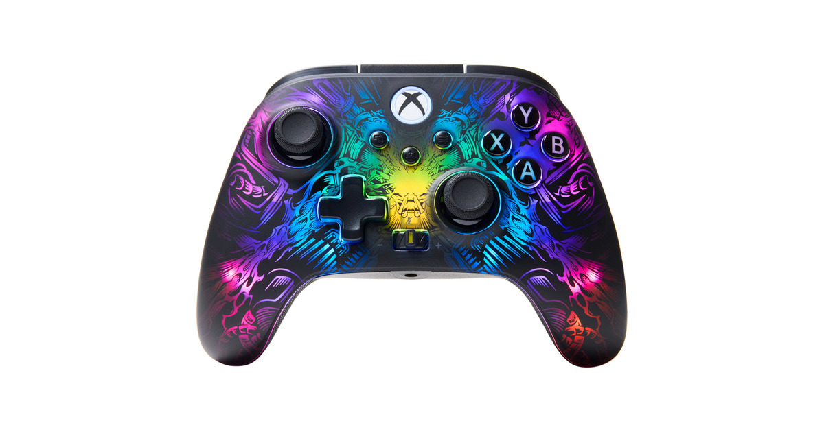 PowerAXbox WS Controller FP Lumectra  (Zwart, Xbox Series X|S, Xbox One, Windows 10/11)