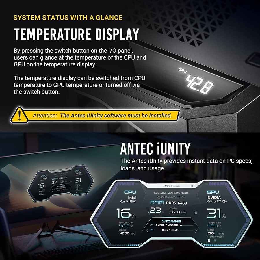 Antec Performance 1 FT - Noir