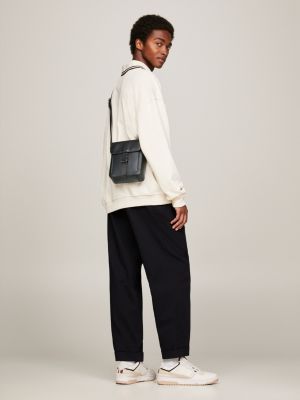 Bolsa de couro pequena estilo repórter
