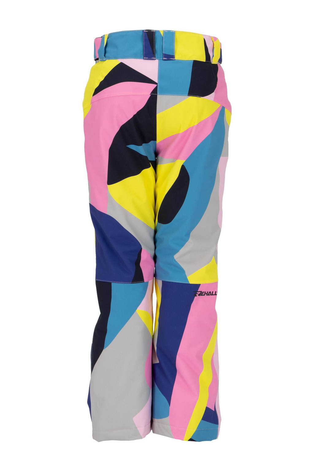 Rehall skibroek Romana geel/lila/donkerblauw