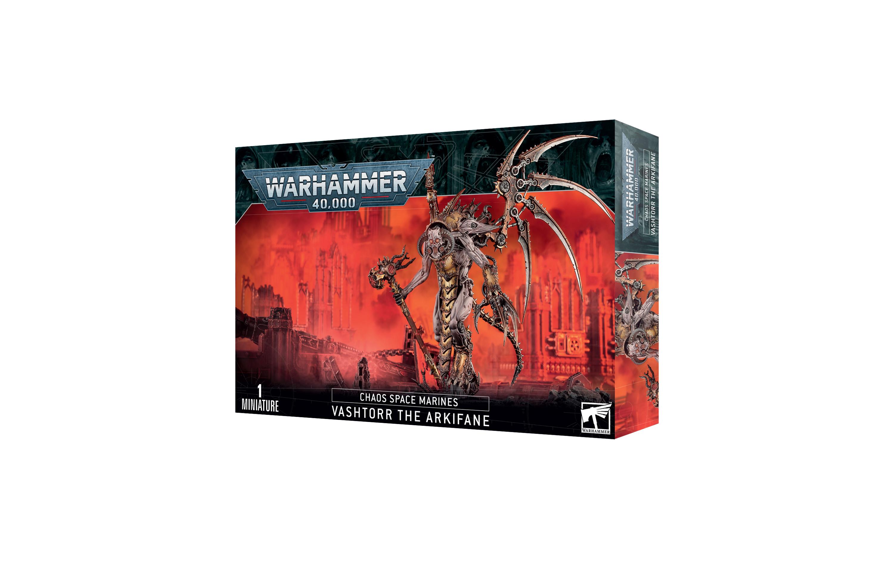Figur Warhammer 40.000 Vashtorr der ArkifaneWarhammer 40.000 Miniatur: Chaos Space Marines Vashtorr the Arkifane