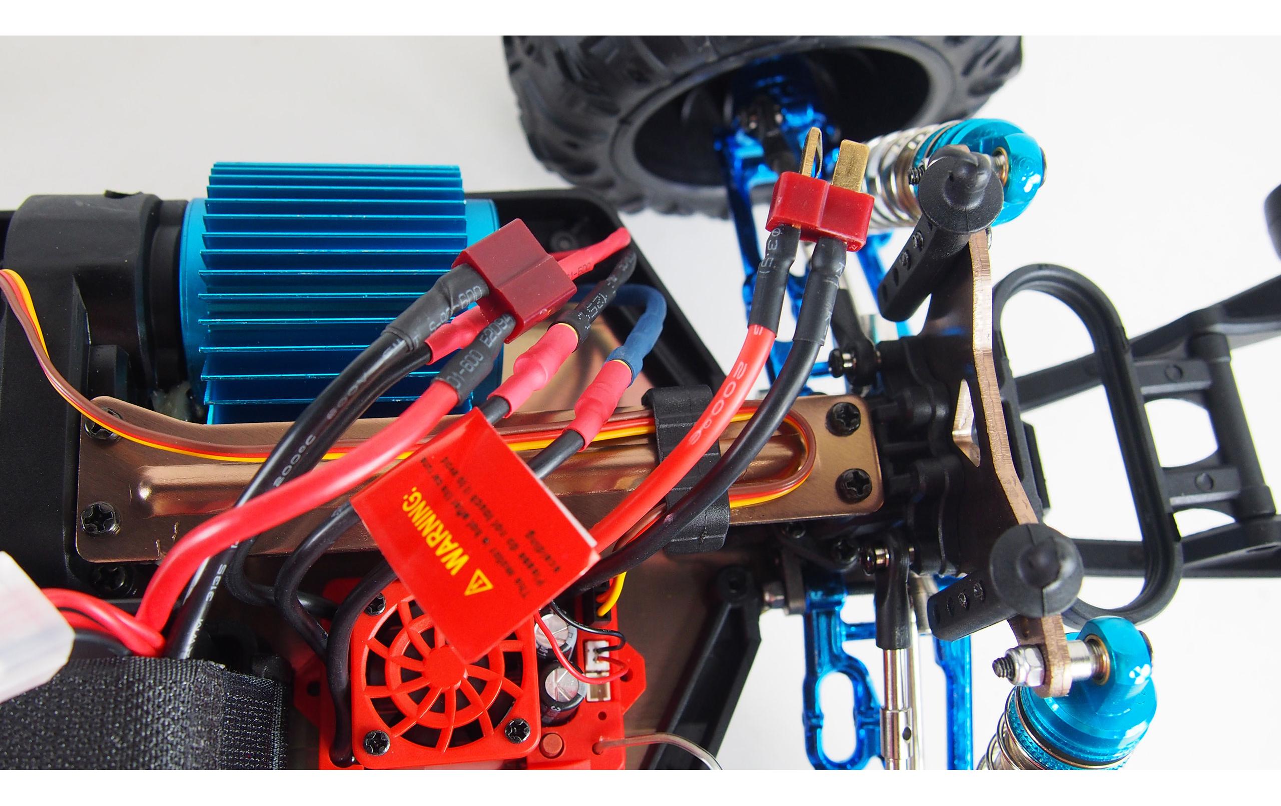 Monster Truck Crusher Brushless 4WD RTR, 1:10<br>Brushless Monstertruck mit vielen Metall-Teilen und 80 km/h Topspeed