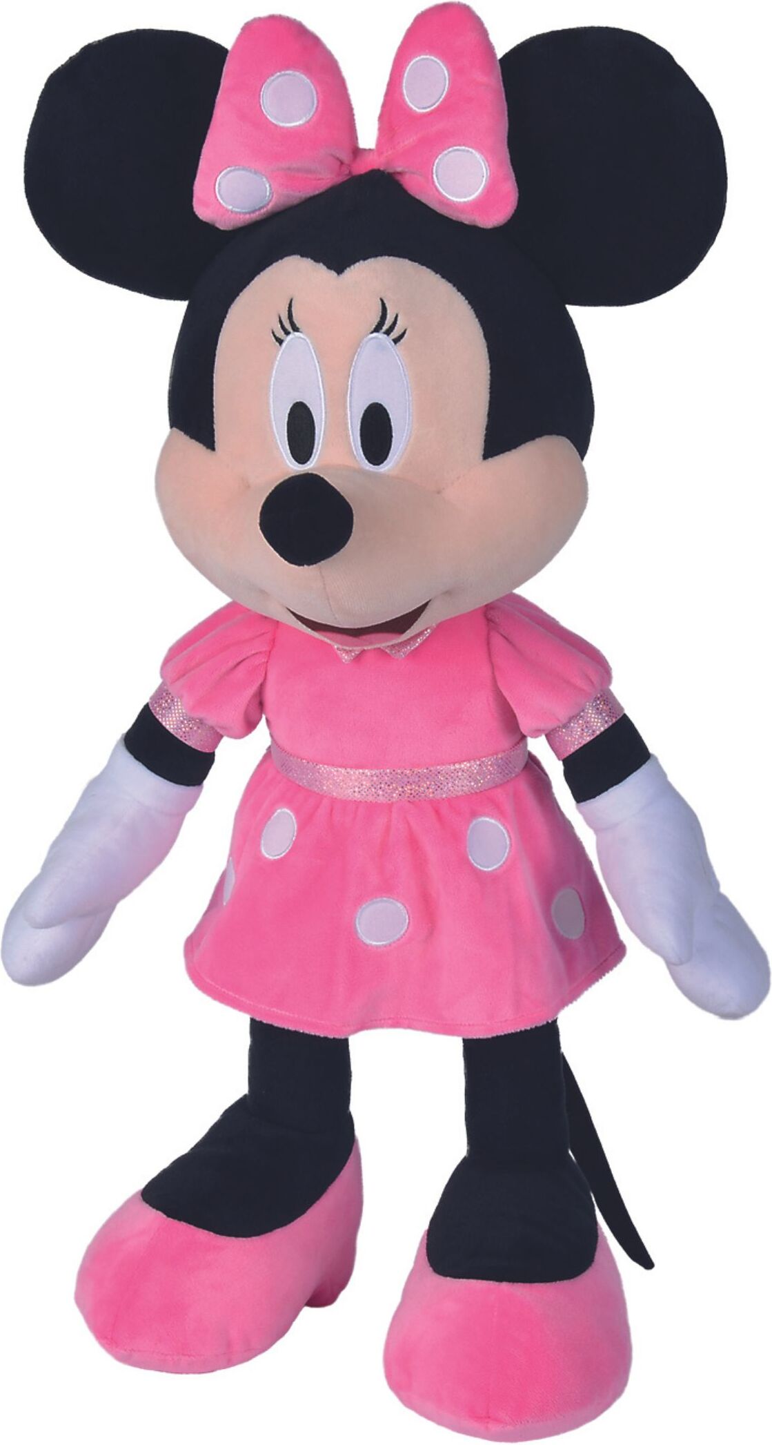 Disney knuffel Mickey en vrienden minnie roze 31 x 35 x 61 cm