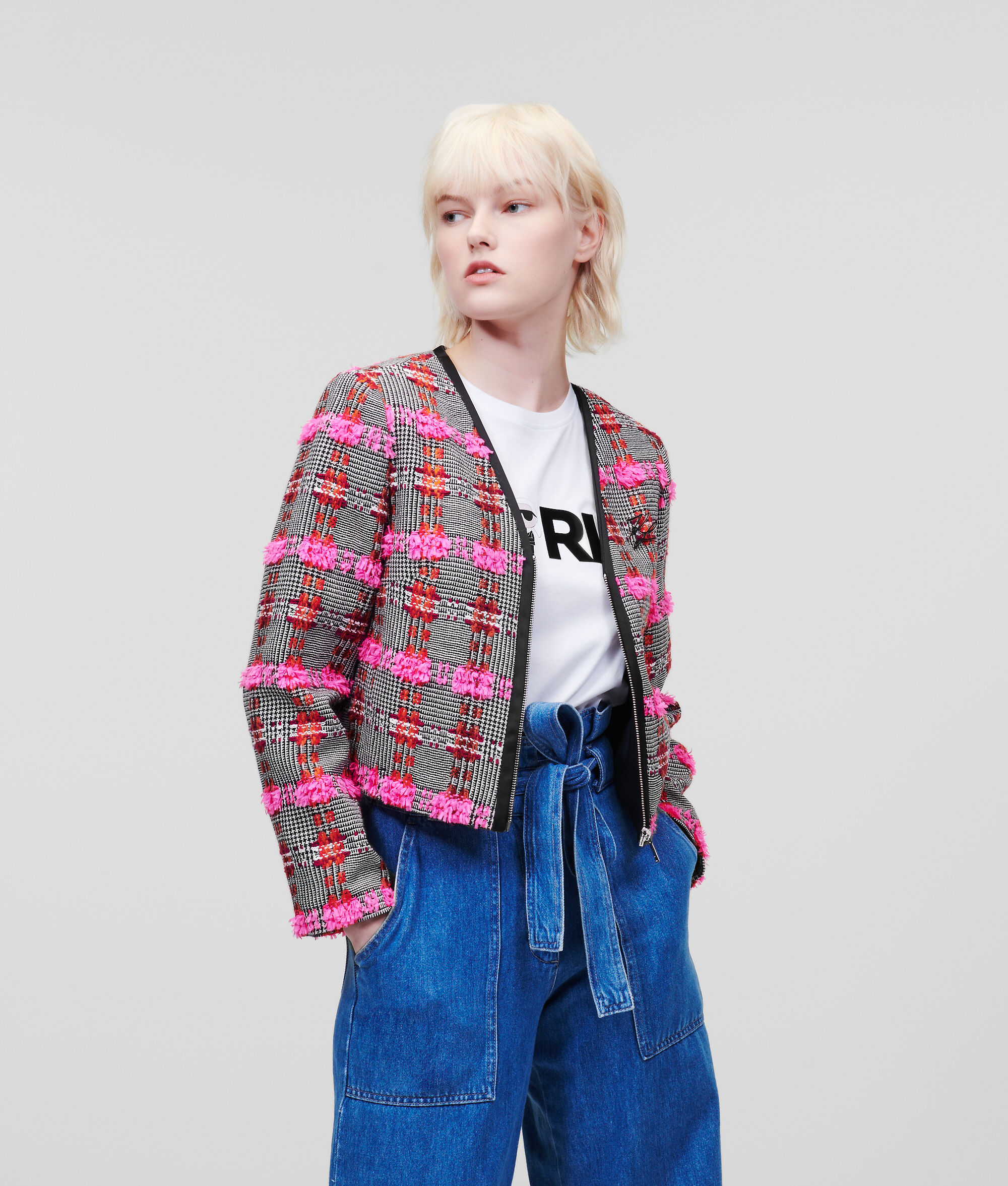 VESTE EN BOUCLÉ