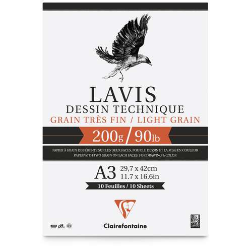Clairefontaine Zeichenpapier Lavis Technique
