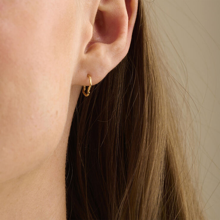 Pernille Corydon Jewellery Twig Hoops size 8 mm
