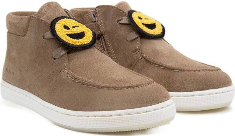 Nubikk - Veterboots - Taupe - Suède - Leer Voering