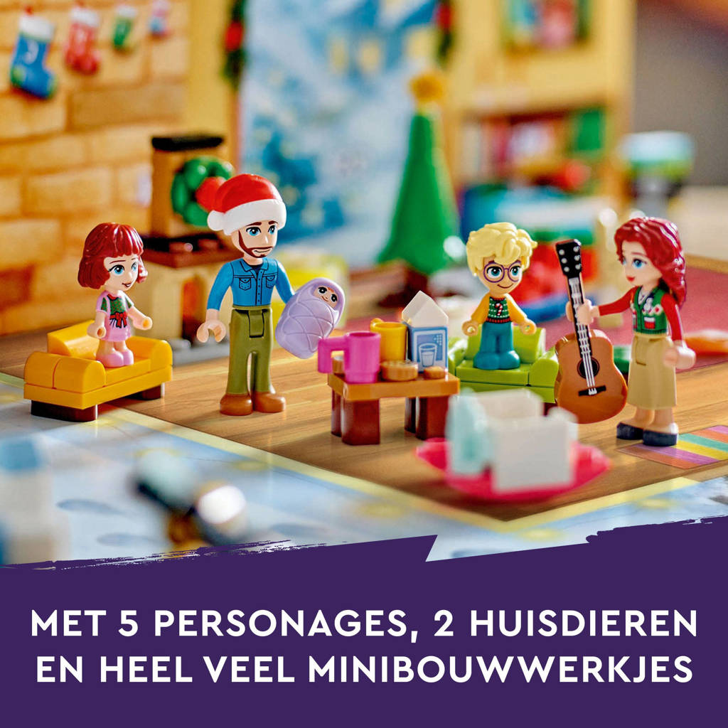 Tellen is weten.Friends adventkalender 2024, Kerst Speelgoed voor Kinderen 42637