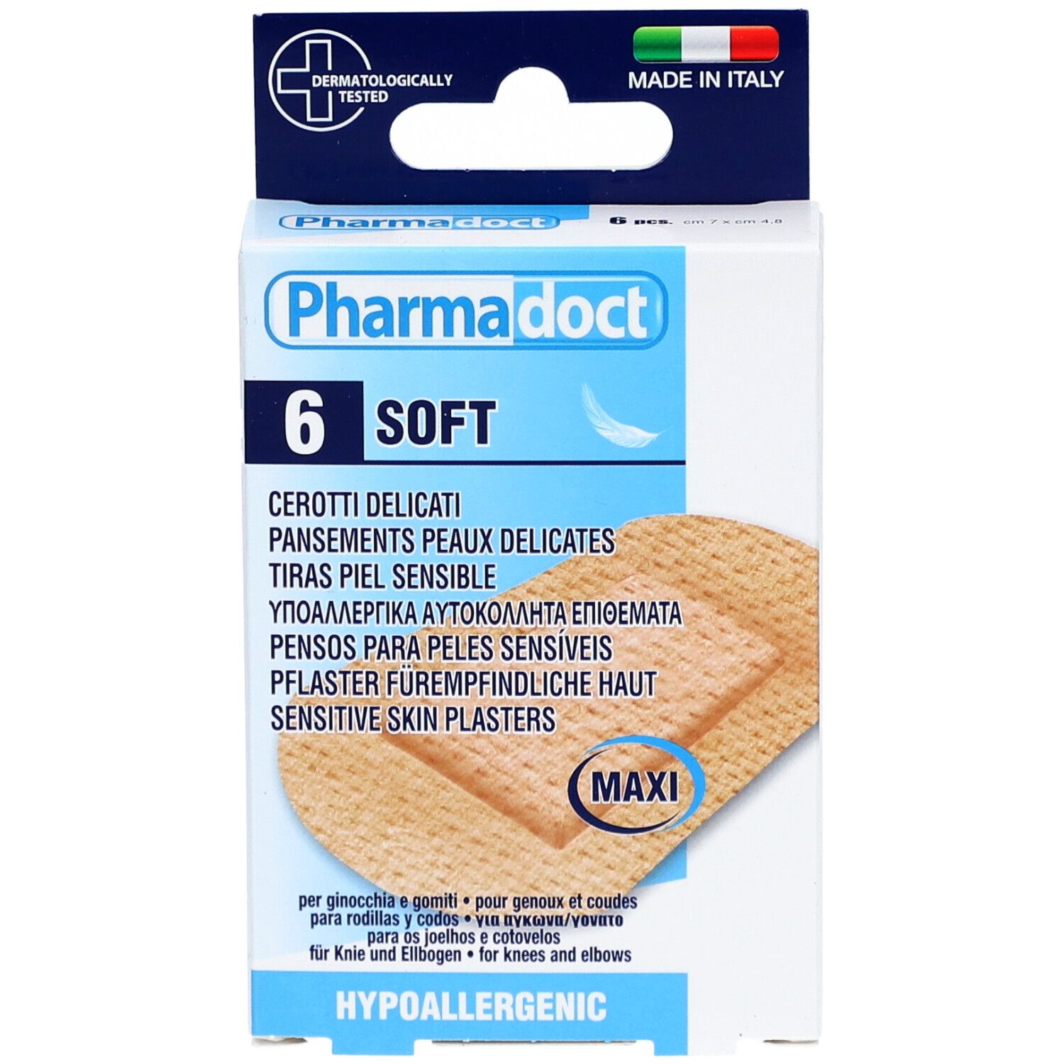 Pharmadoct Pflaster für empfindliche Haut 7 x 4,8 cm