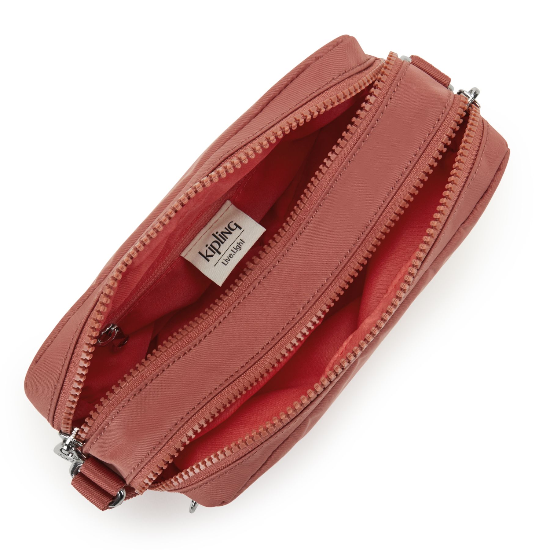 MILDA Petit Sac Bandoulière Style Caméra - Grand Rose