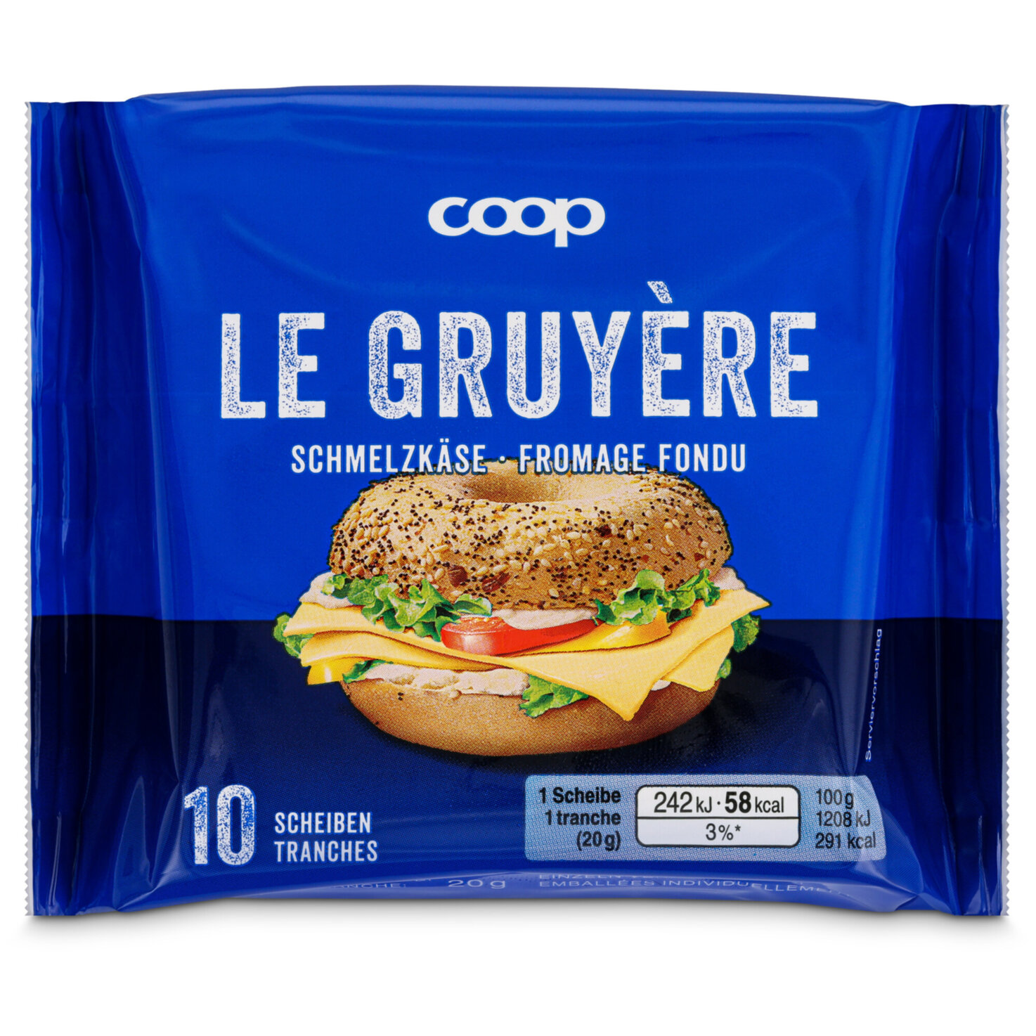 Le Gruyère Schmelzkäse 10 Scheiben