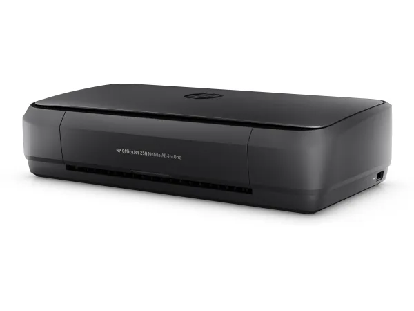 HP Officejet 250 Mobile All-in-One - Multifunktionsprinter - farve - blækprinter - Legal (216 x 356 mm) (original) - A4/Legal (medie) - op til 8 spm (kopiering) - op til 10 spm (udskriver) - 50 ark - USB 2.0, USB vært, Wi-Fi