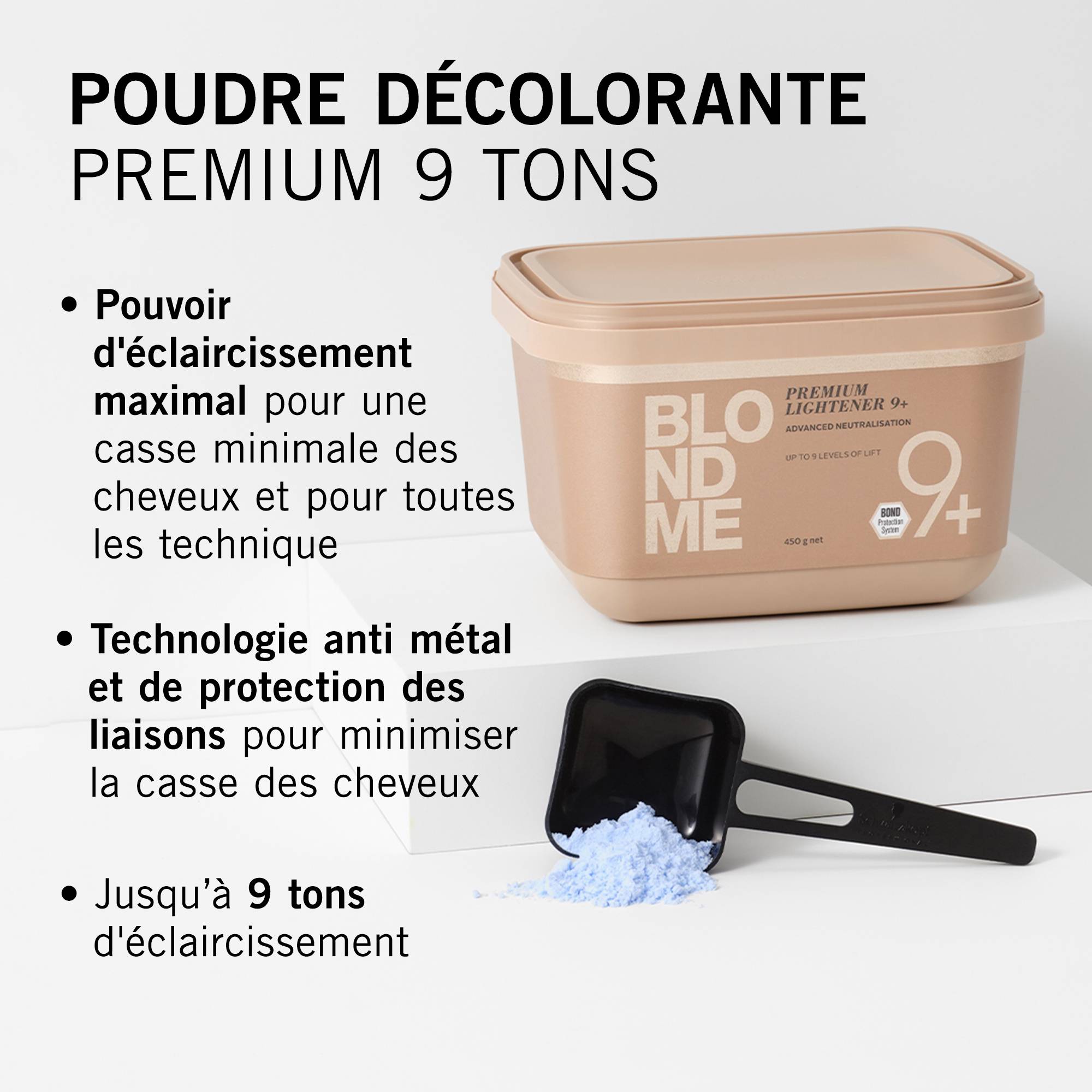 Poudre décolorante Premium Performance 9  BlondMe / 450g