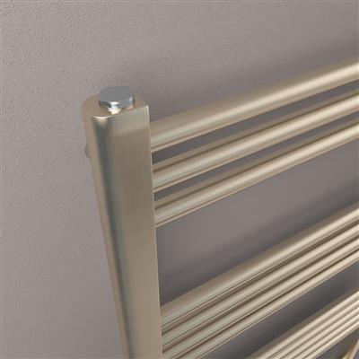 Eastbrook Wendover handdoekradiator 50x80cm 309W messing geborsteld