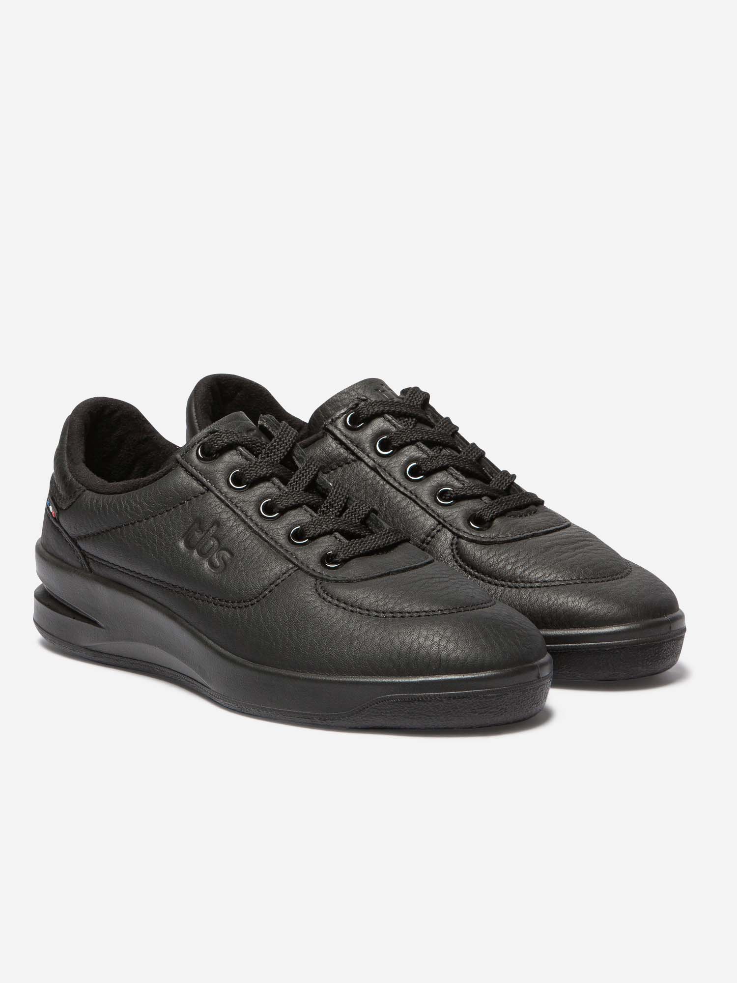 Baskets Femme Confort Brandy Dessus Cuir Noir