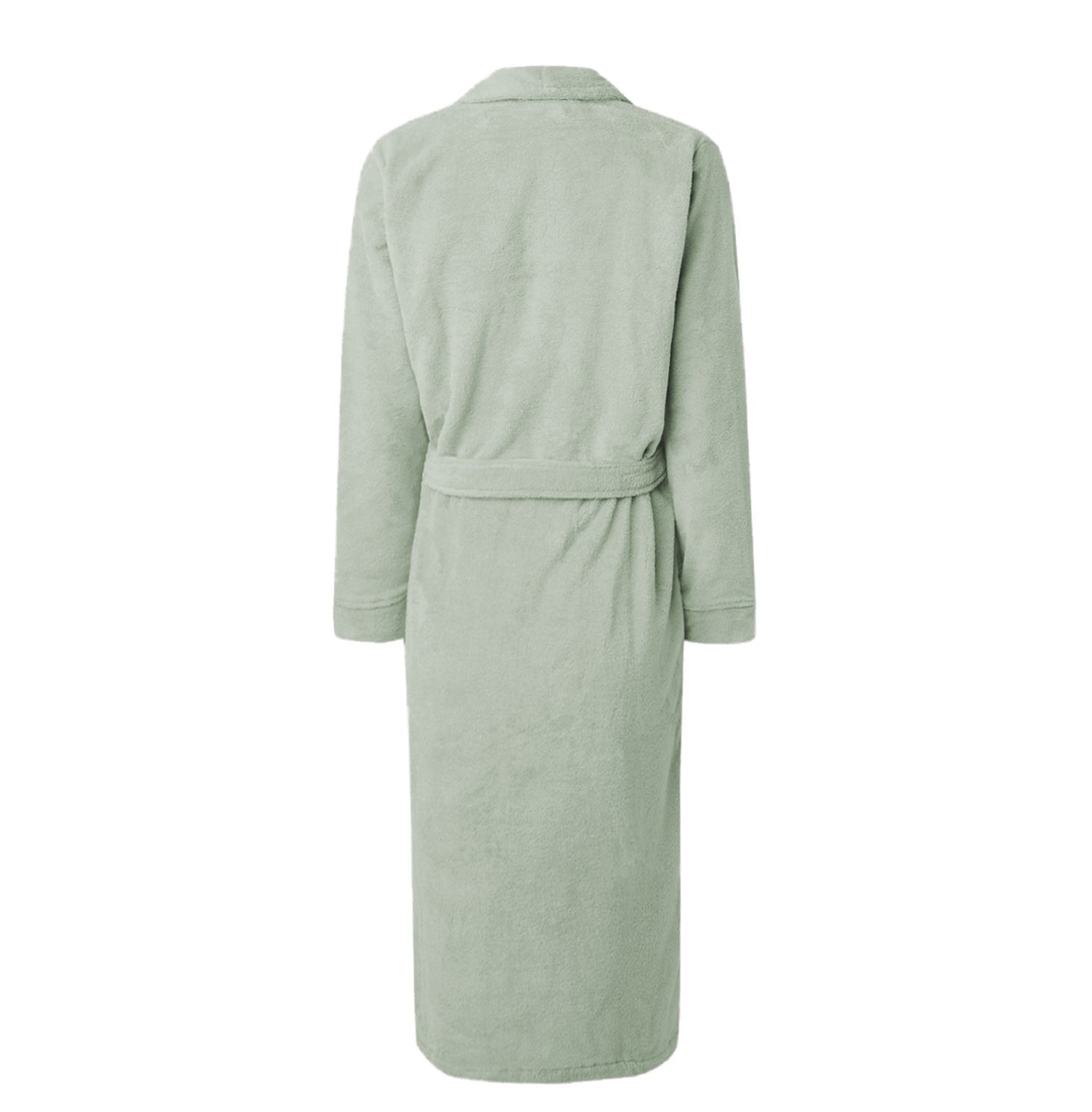 LINNICK Pure Badjas Velours soft green L