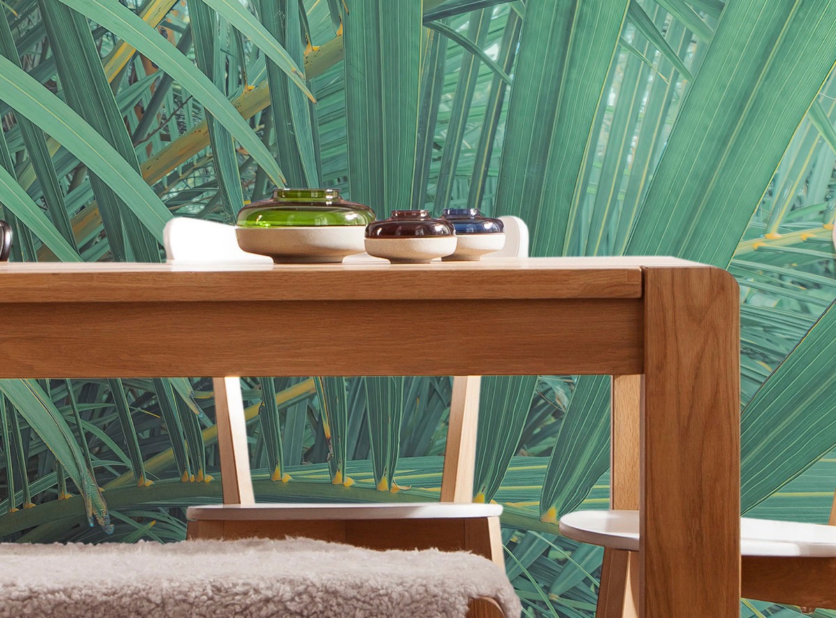 Komar Fototapete »Digitaldruck Vlies -  Foggy Fern - Grösse 400 x 250 cm« bedruckt glatt Wohnzimmer, Schlafzimmer