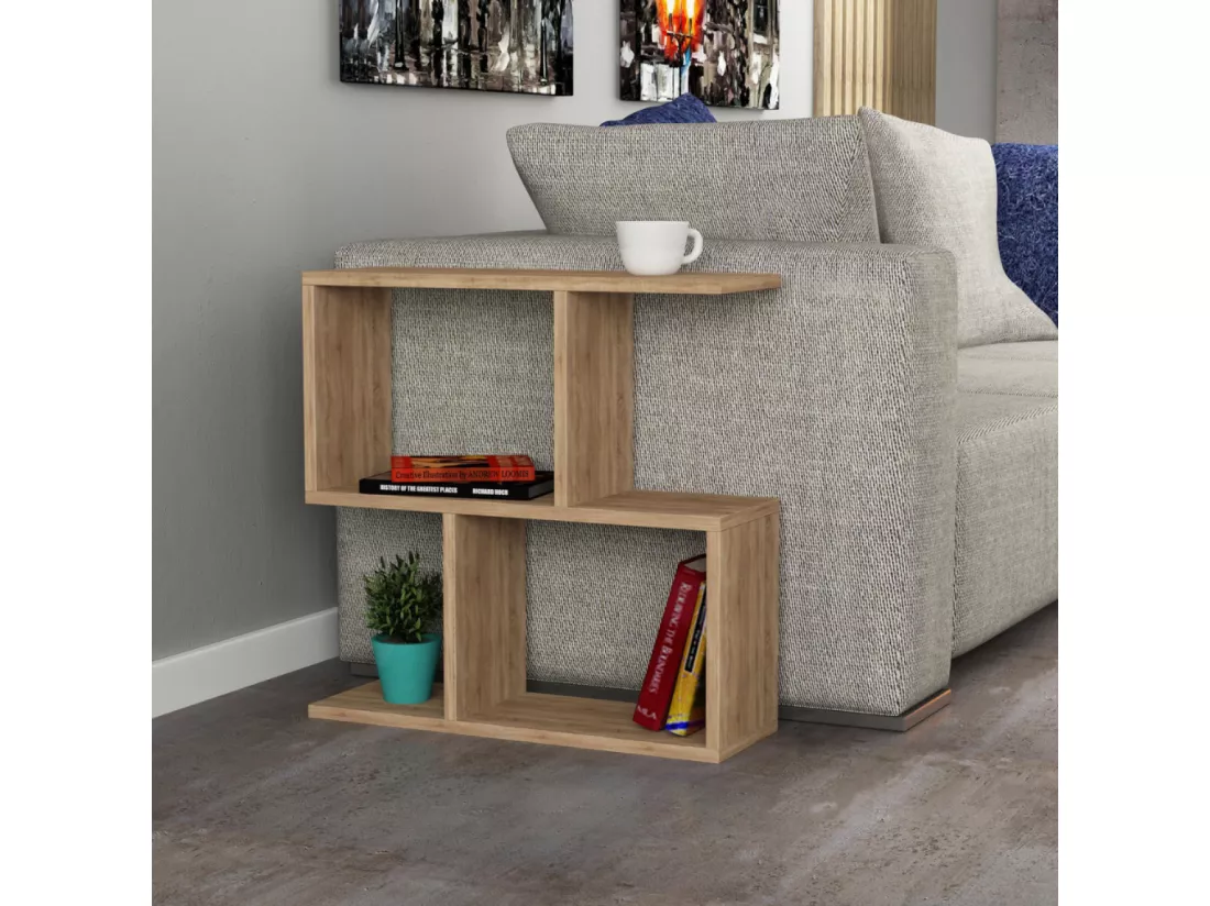 Meuble avec étagère en bois TAKA
