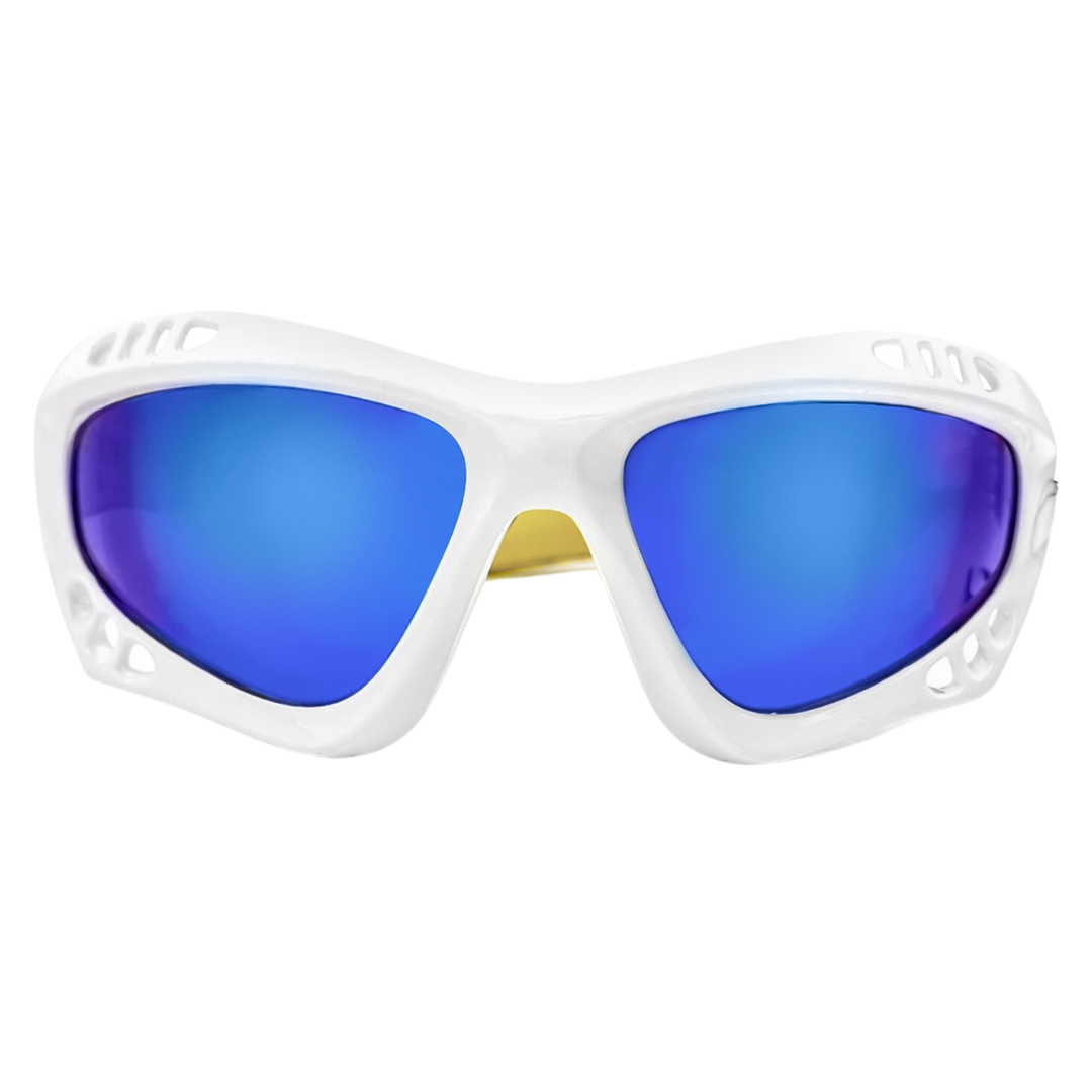 Glogglz Finz Gepolariseerde zonnebril - White