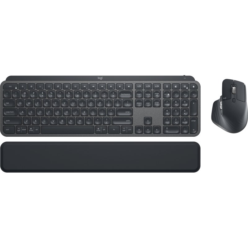 Logitech 920-010932 clavier Souris incluse Bureau RF sans fil + Bluetooth QWERTY Graphite