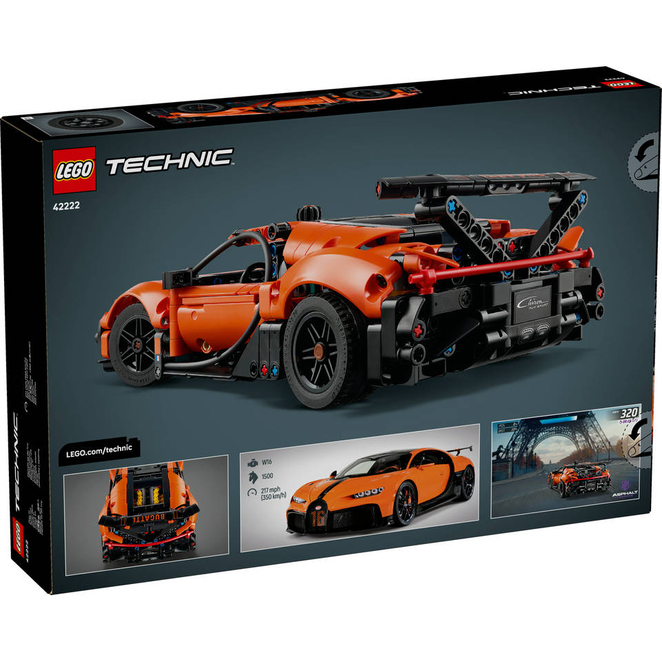 LEGO Technic Bugatti Chiron Pur Sport hypercar 42222