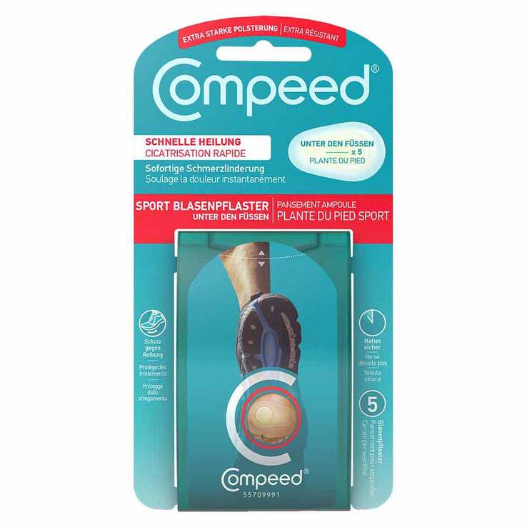 Compeed Blasenpflaster unter den Füßen, 5 St