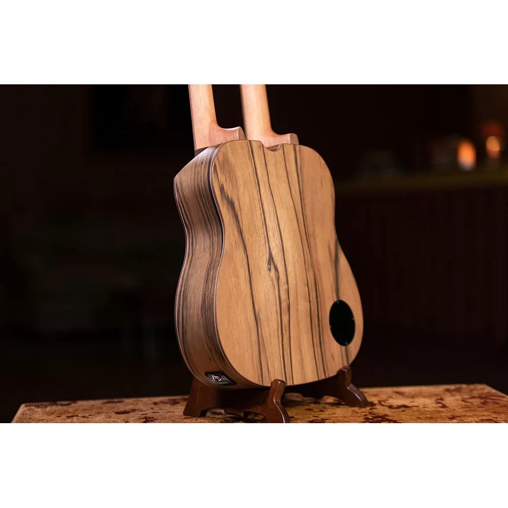 Ortega HYDRA-BSTE Double Neck Bass Tenor Uke dubbele elektrisch-akoestische ukelele met gigbag