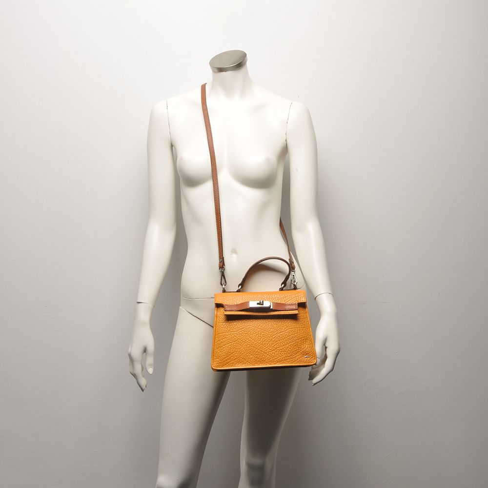 Berba Chamonix Handbag Small Tas Geel