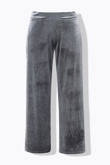 Samthose, weites Bein, elastischer Bund