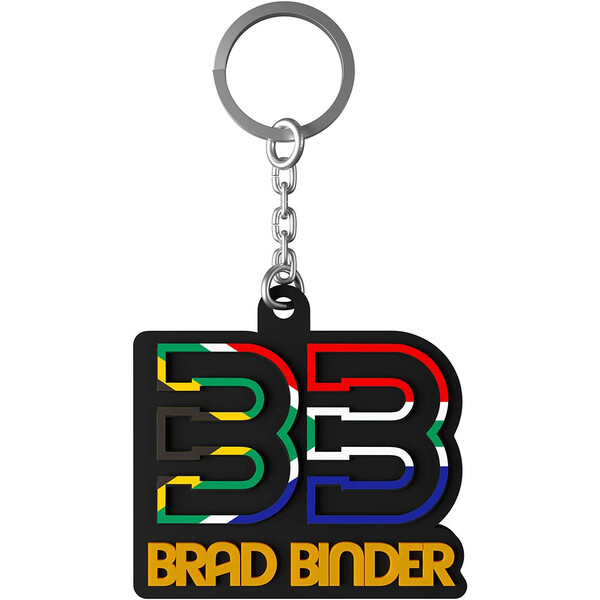 Ixon - Porte-clés Brad Binder 24 Noir / Rouge / Bleu / Vert