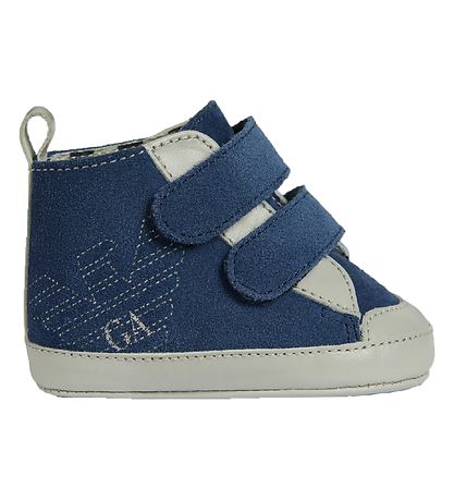 Emporio Armani Hjemmesko - Sneakers - Blå/Gr?