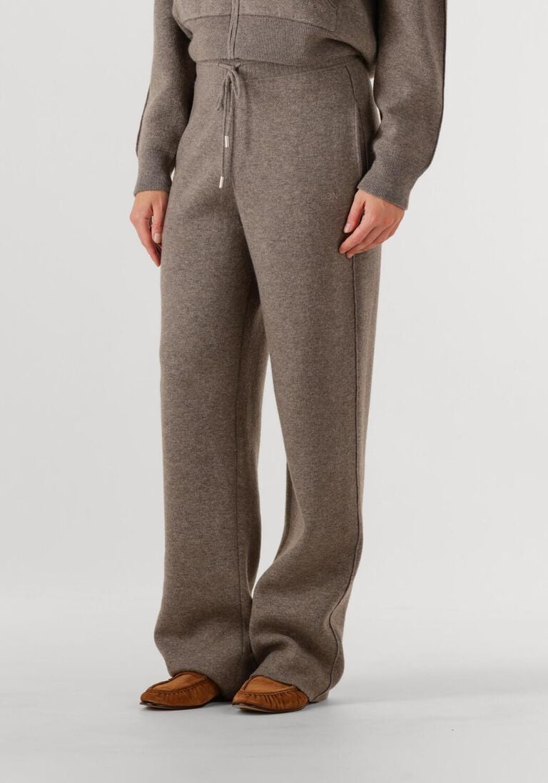 taupe margaux lonnberg wijde broek owen jogging