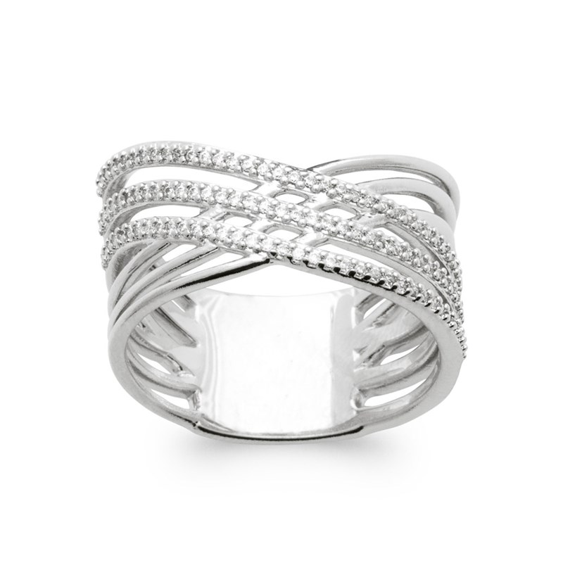Bague Femme - Argent 925 - Oxyde de zirconium