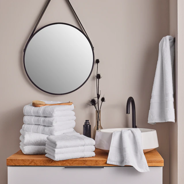 GOODproduct Handtuch Set »Vanessa, 10-tlg Handtuch-Set, weich, in Standard- und Premium-Qualität« Set 10 tlg. Walkfrottee 100% Baumwolle, Duschtücher, Handtücher, Gästetücher, mit Bordüre
