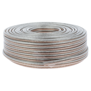 Q-Link luidsprekersnoer 2 x 1.5 mm 50 meter transparant
