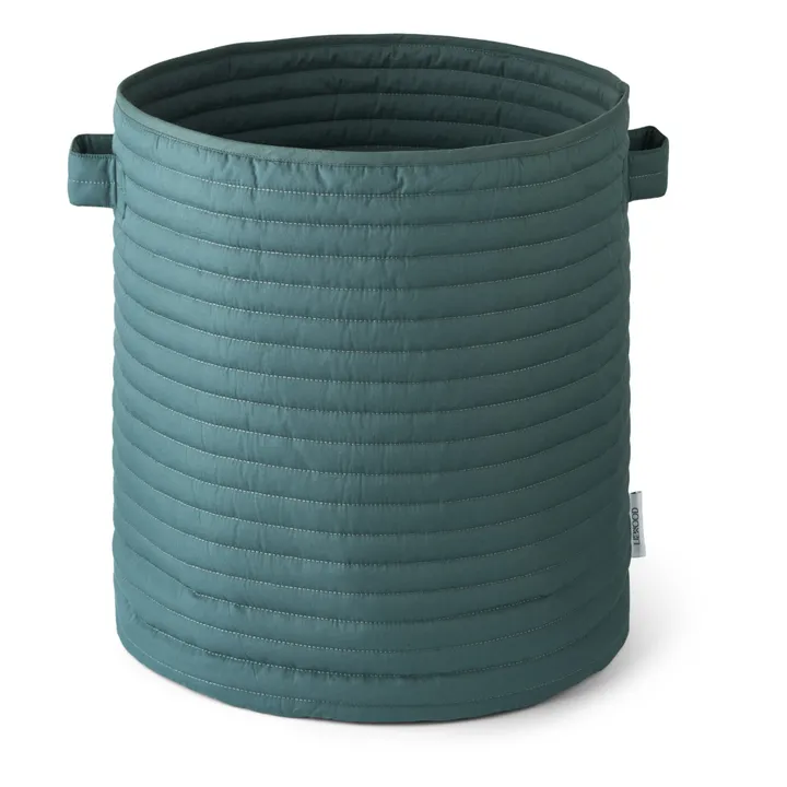 Liewood Panier de rangement en coton bio Lia | Bleu gris