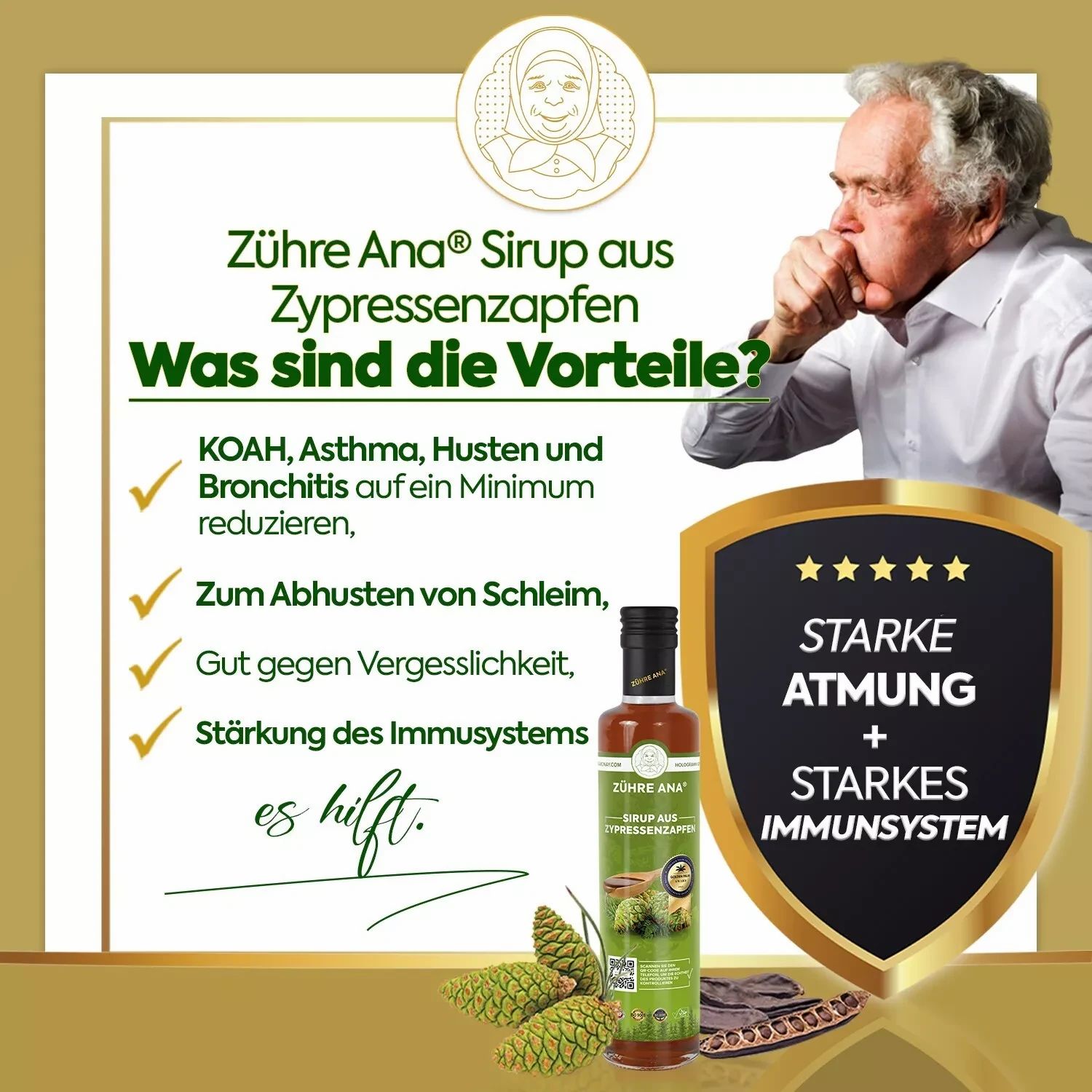 Zühre Ana Zypressenzapfen Sirup