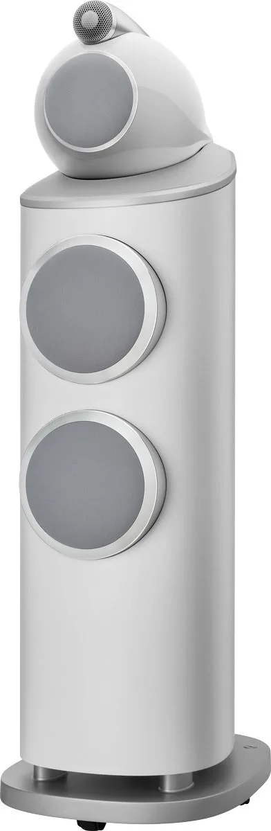 B&W 803 D4 Blanc satin (la paire) Enceintes colonne