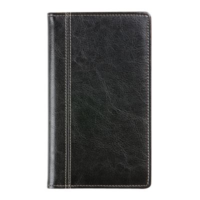 Agenda de poche Palermo Interplan - 1 semaine sur 2 pages - 9 x 16 cm - brun - Brepols