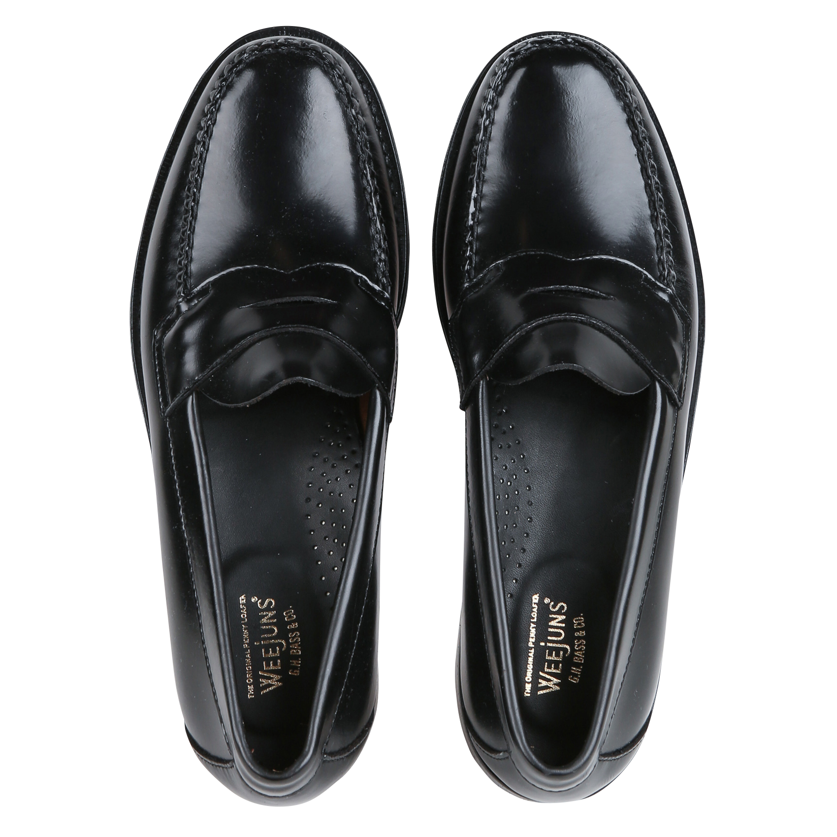 WEEJUN HERITAGE LOGAN - Mocassins en cuir lisse | Noir
