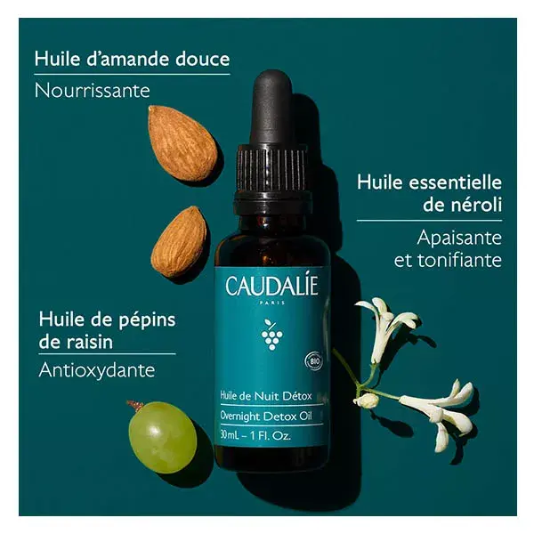 Óleo Noturno Detox Caudalie 30ml