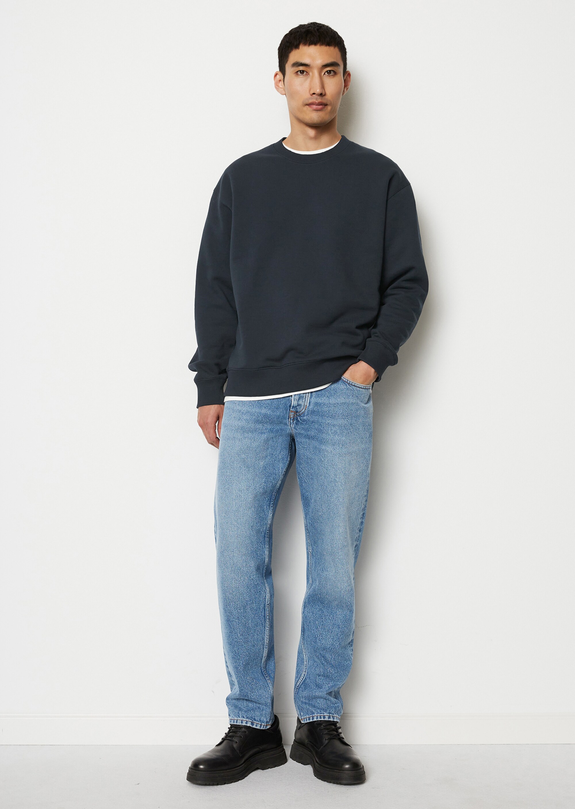 Sweatshirt relaxed aus reiner Bio-Baumwolle