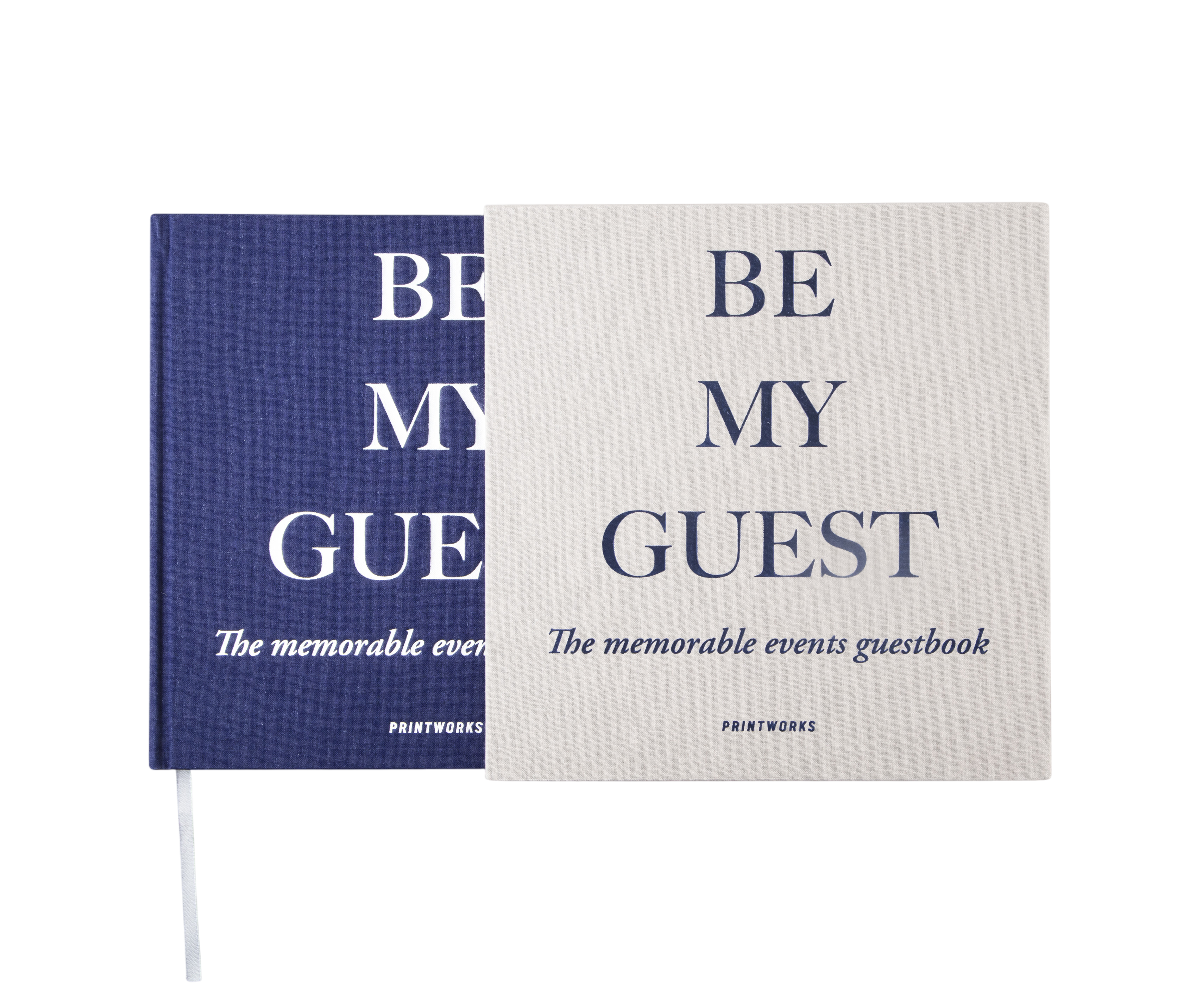 Buch Gästebuch Grey, Navy